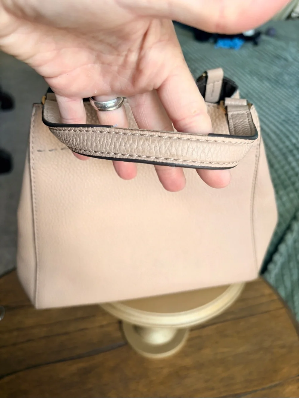 Tory Burch structured pebbled